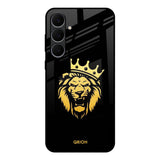 Lion The King Samsung Galaxy S25 FE 5G Glass Back Cover Online