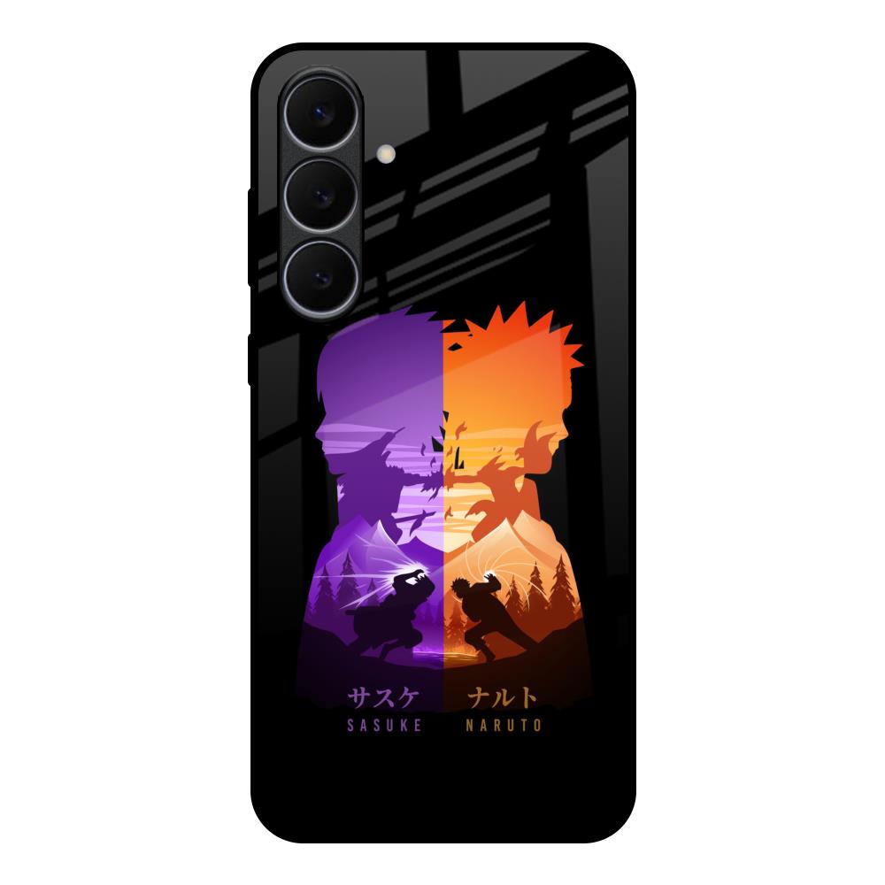 Minimalist Anime Samsung Galaxy S25 FE 5G Glass Back Cover Online