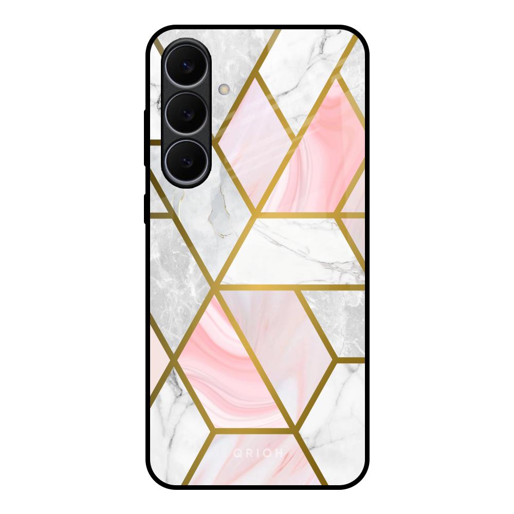 Geometrical Marble Samsung Galaxy S25 FE 5G Glass Back Cover Online
