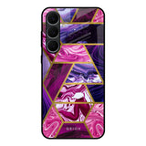 Electroplated Geometric Marble Samsung Galaxy S25 FE 5G Glass Back Cover Online