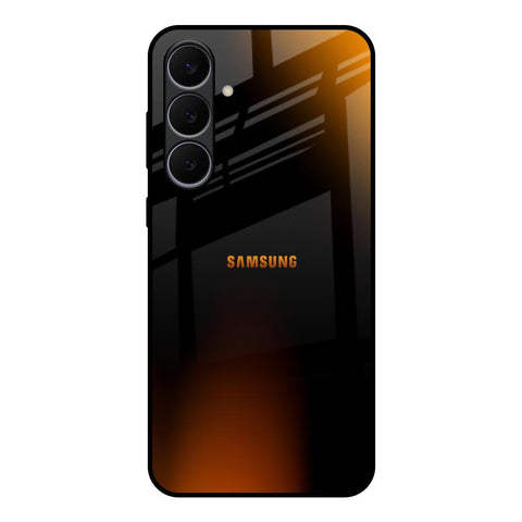Orange Black Fusion Samsung Galaxy S25 FE 5G Glass Back Cover Online