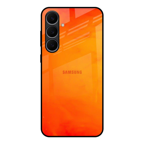 Tangy Orange Samsung Galaxy S25 FE 5G Glass Back Cover Online