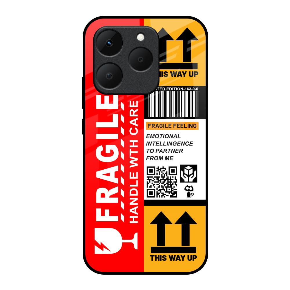 Handle With Care Realme 15T 5G Glass Back Cover Online