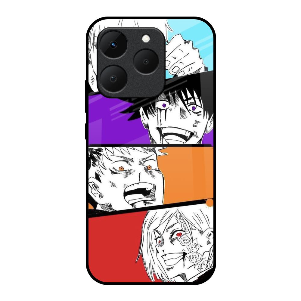 Anime Sketch Realme 15T 5G Glass Back Cover Online