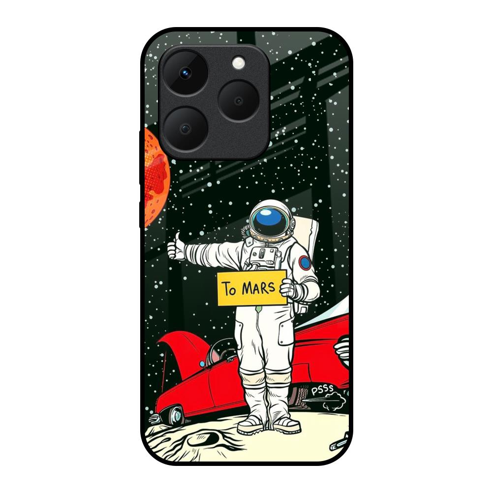 Astronaut on Mars Realme 15T 5G Glass Back Cover Online