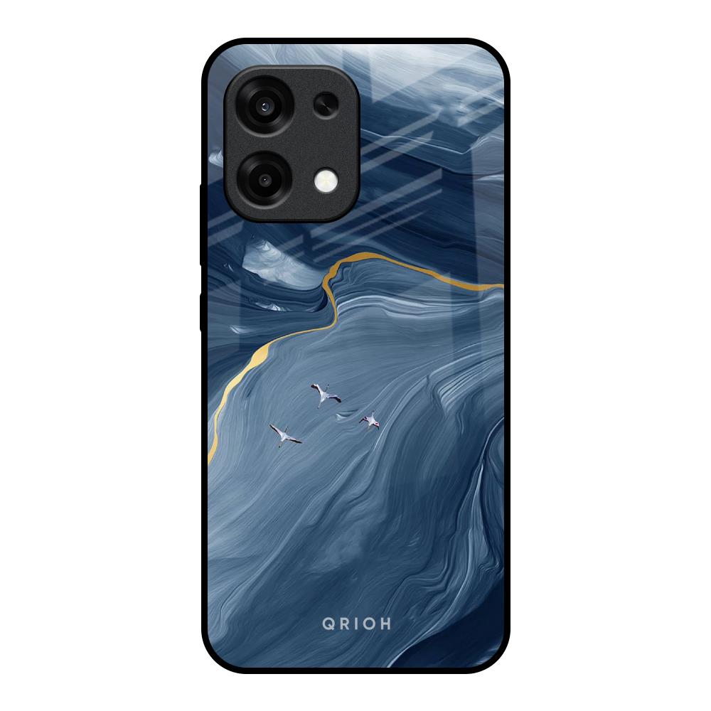 Deep Ocean Marble Oppo F31 5G Glass Back Cover Online