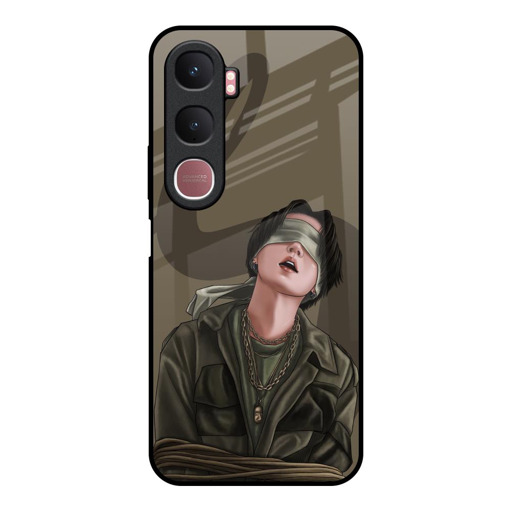 Blind Fold Vivo Y31 5G Glass Back Cover Online