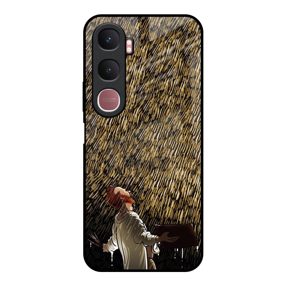 Rain Festival Vivo Y31 5G Glass Back Cover Online