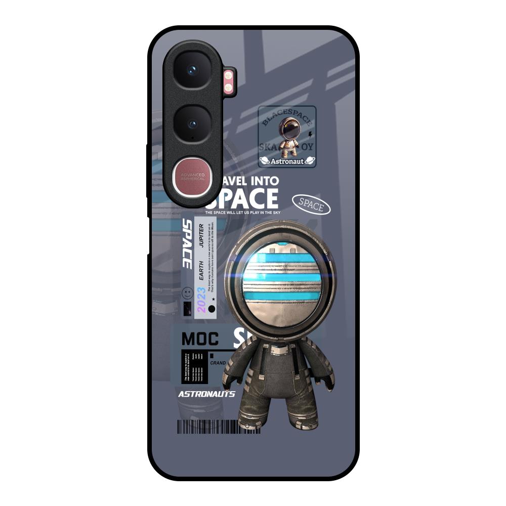 Space Travel Vivo Y31 5G Glass Back Cover Online