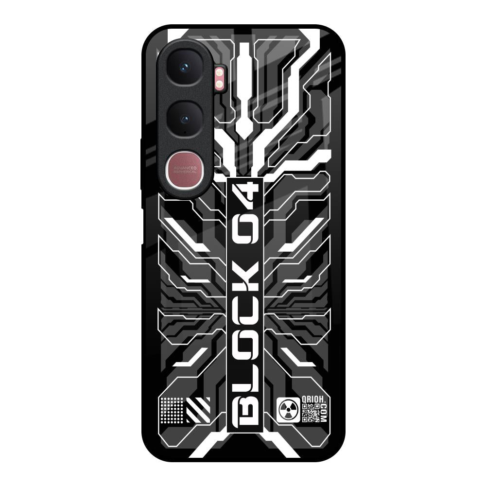 Monochrome Magic Vivo Y31 5G Glass Back Cover Online