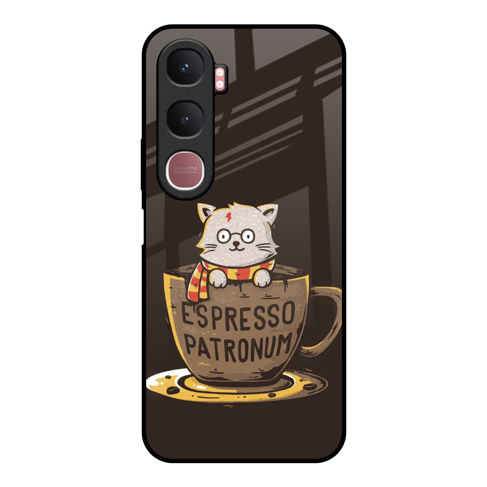 Tea With Kitty Vivo Y31 5G Glass Back Cover Online