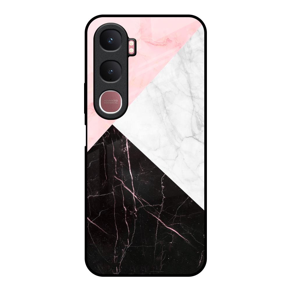 Marble Collage Art Vivo Y31 5G Glass Back Cover Online