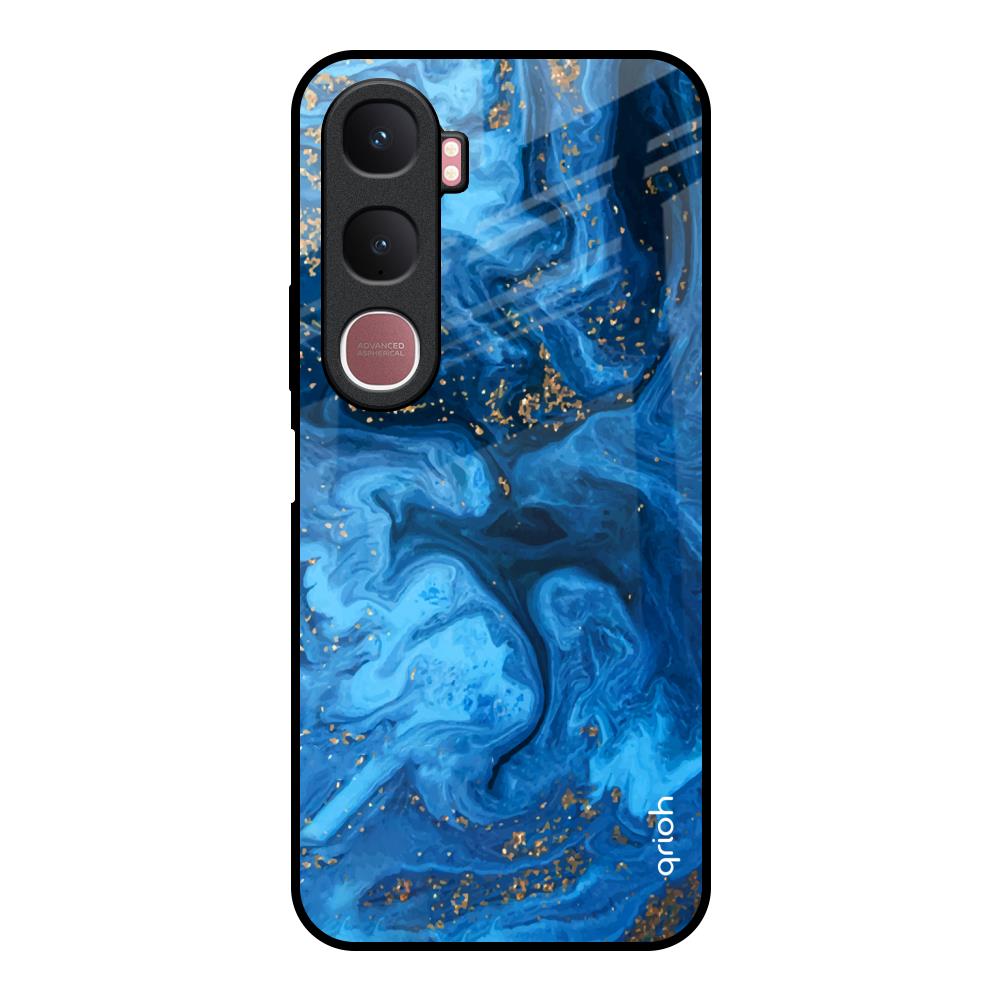 Gold Sprinkle Vivo Y31 5G Glass Back Cover Online