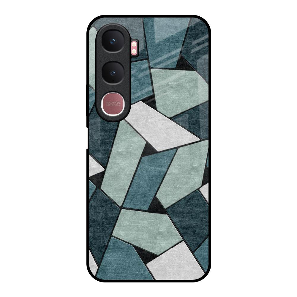 Abstact Tiles Vivo Y31 5G Glass Back Cover Online