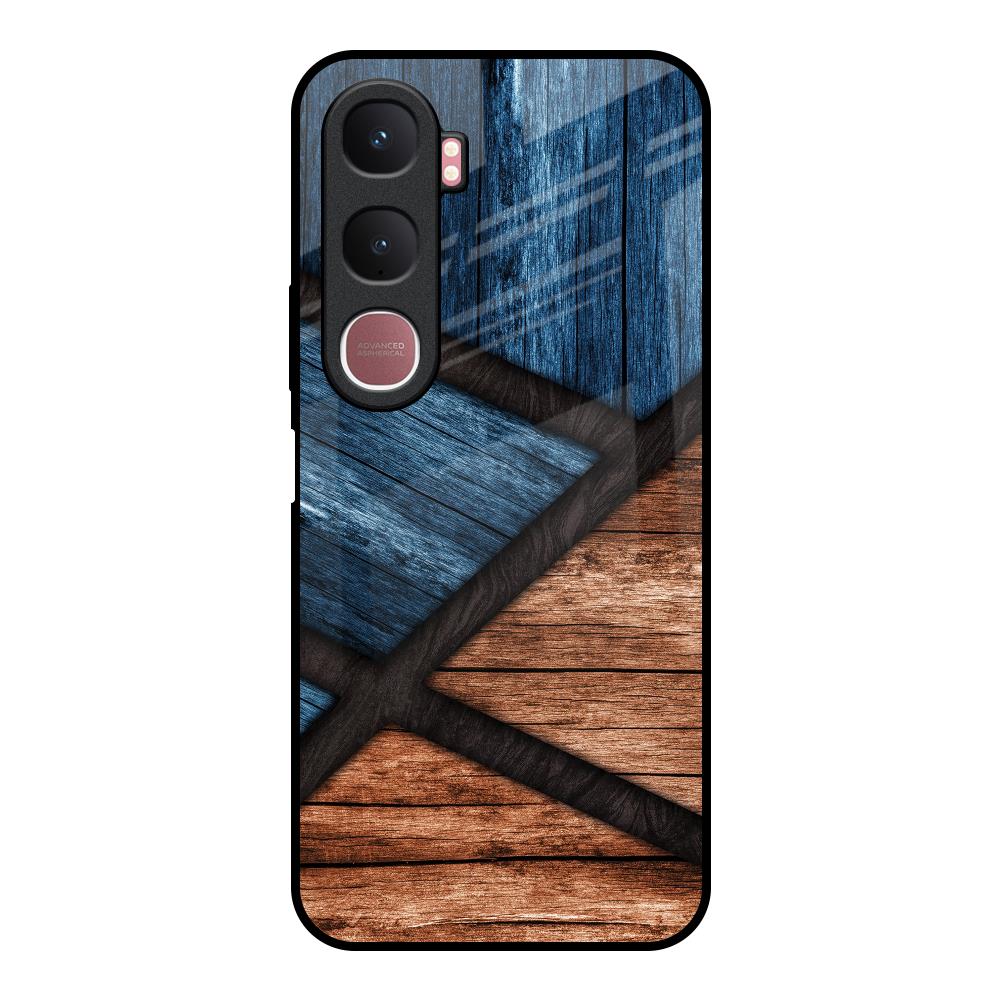 Wooden Tiles Vivo Y31 5G Glass Back Cover Online