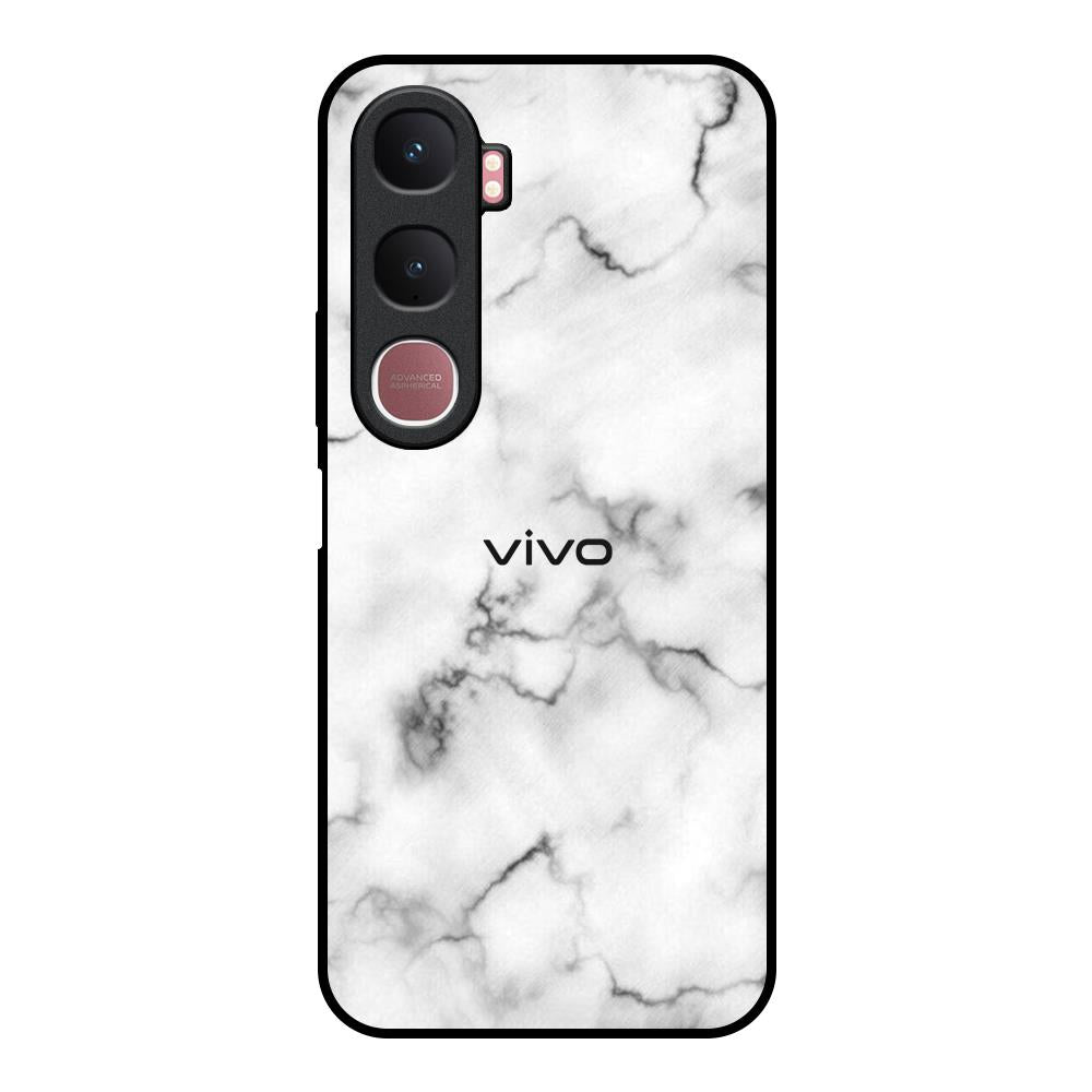 Satin White Marble Vivo Y31 5G Glass Back Cover Online