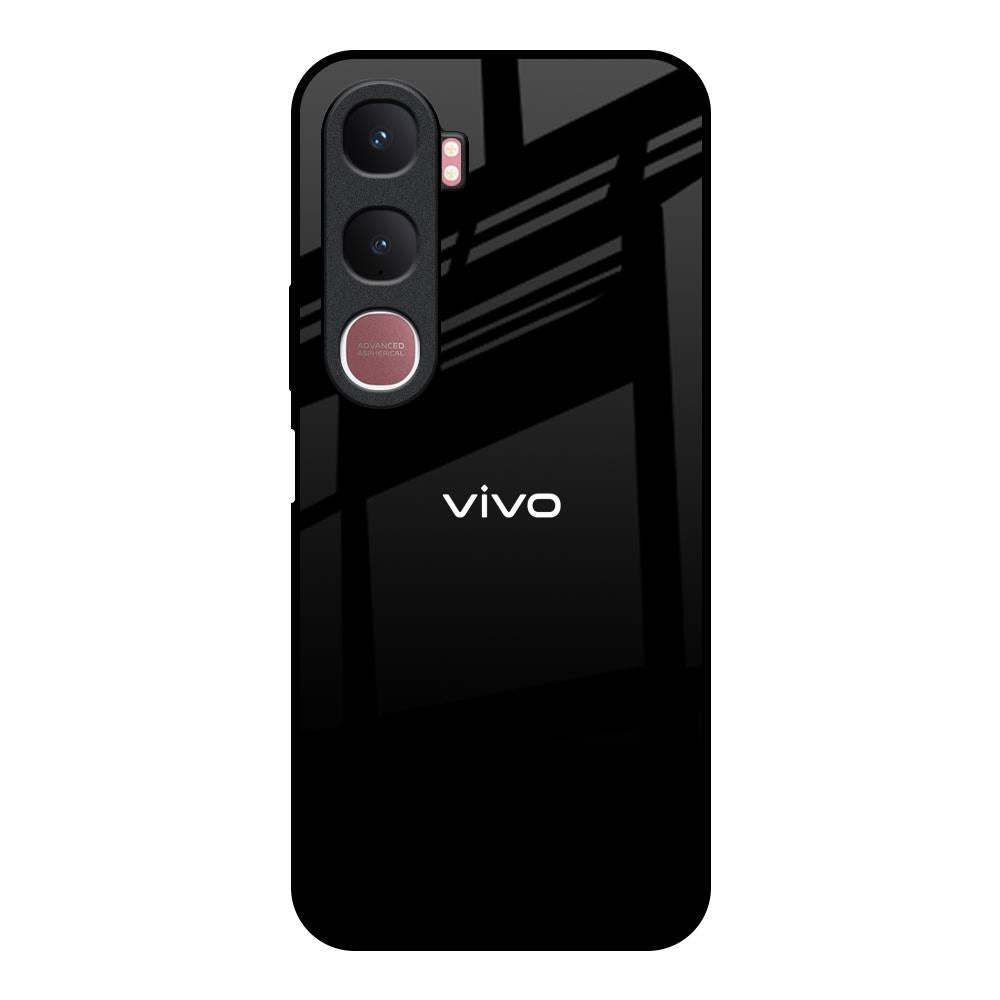 Jet Black Vivo Y31 5G Glass Back Cover Online