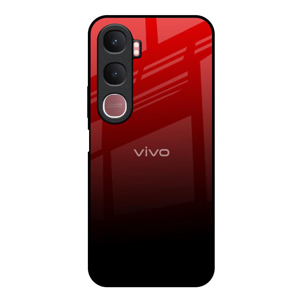 Maroon Faded Vivo Y31 5G Glass Back Cover Online