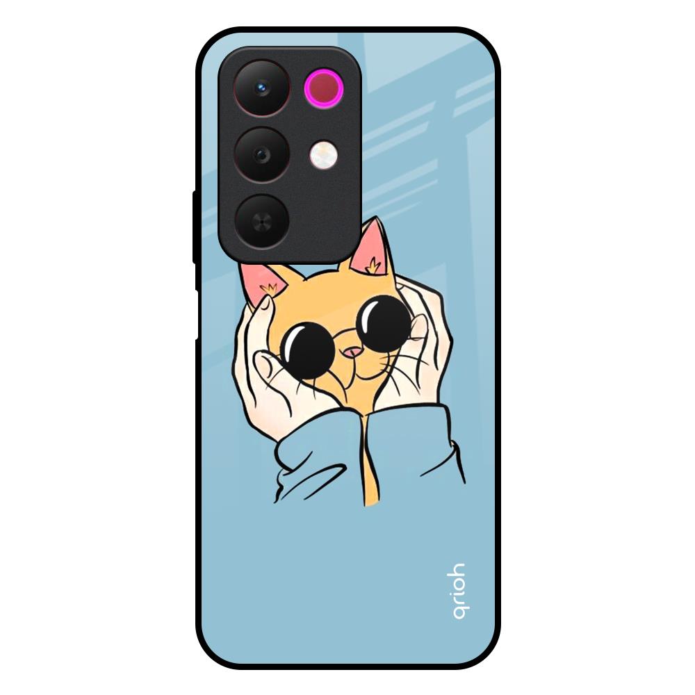 Adorable Cute Kitty Realme 15x 5G Glass Back Cover Online