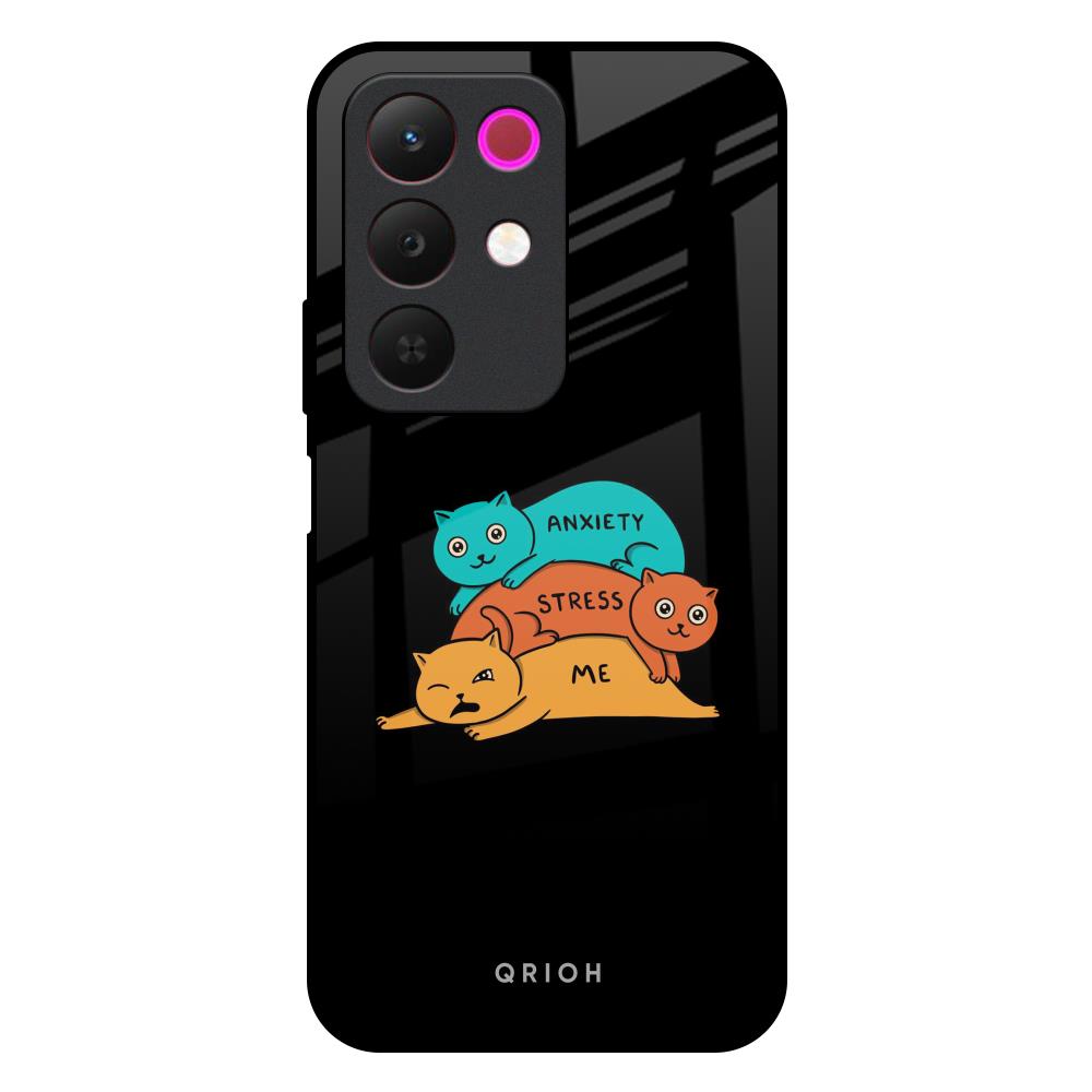 Anxiety Stress Realme 15x 5G Glass Back Cover Online