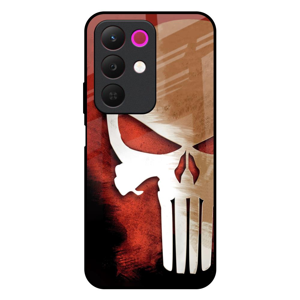 Red Skull Realme 15x 5G Glass Back Cover Online