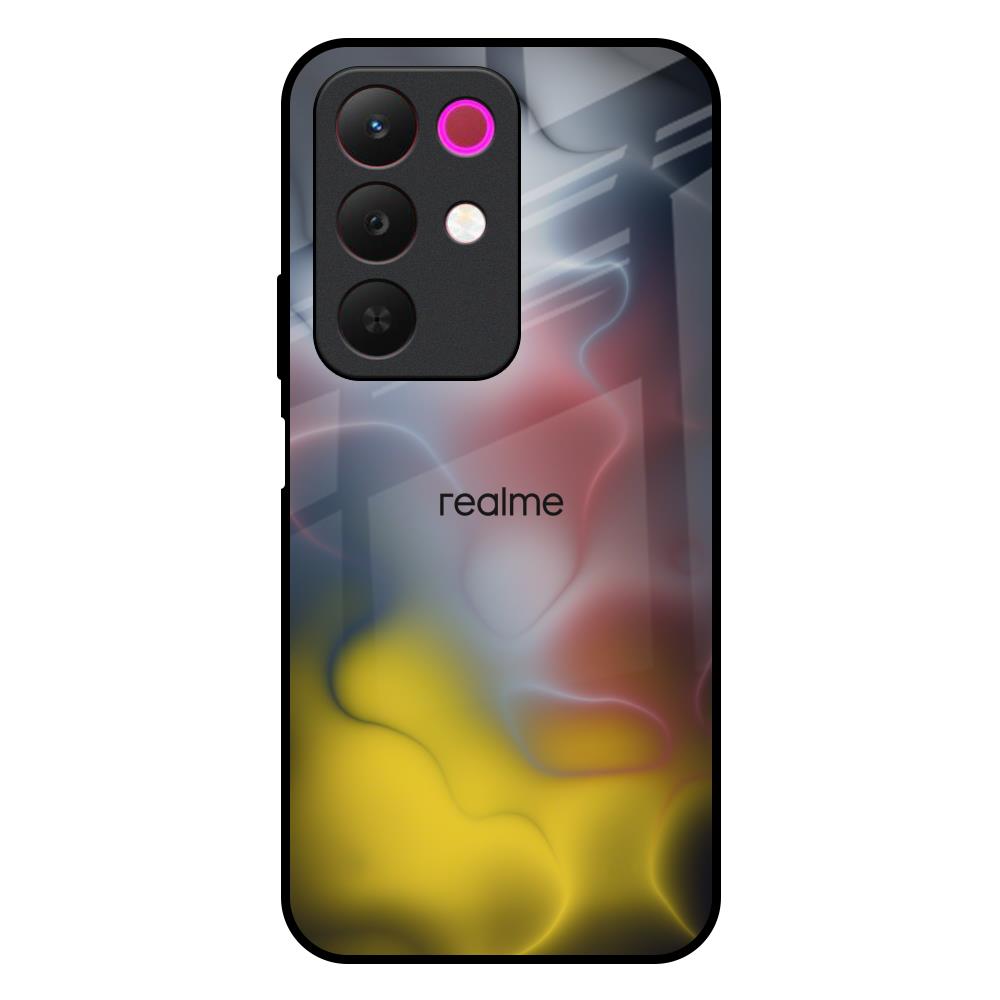 Colorful Smoke Realme 15x 5G Glass Back Cover Online