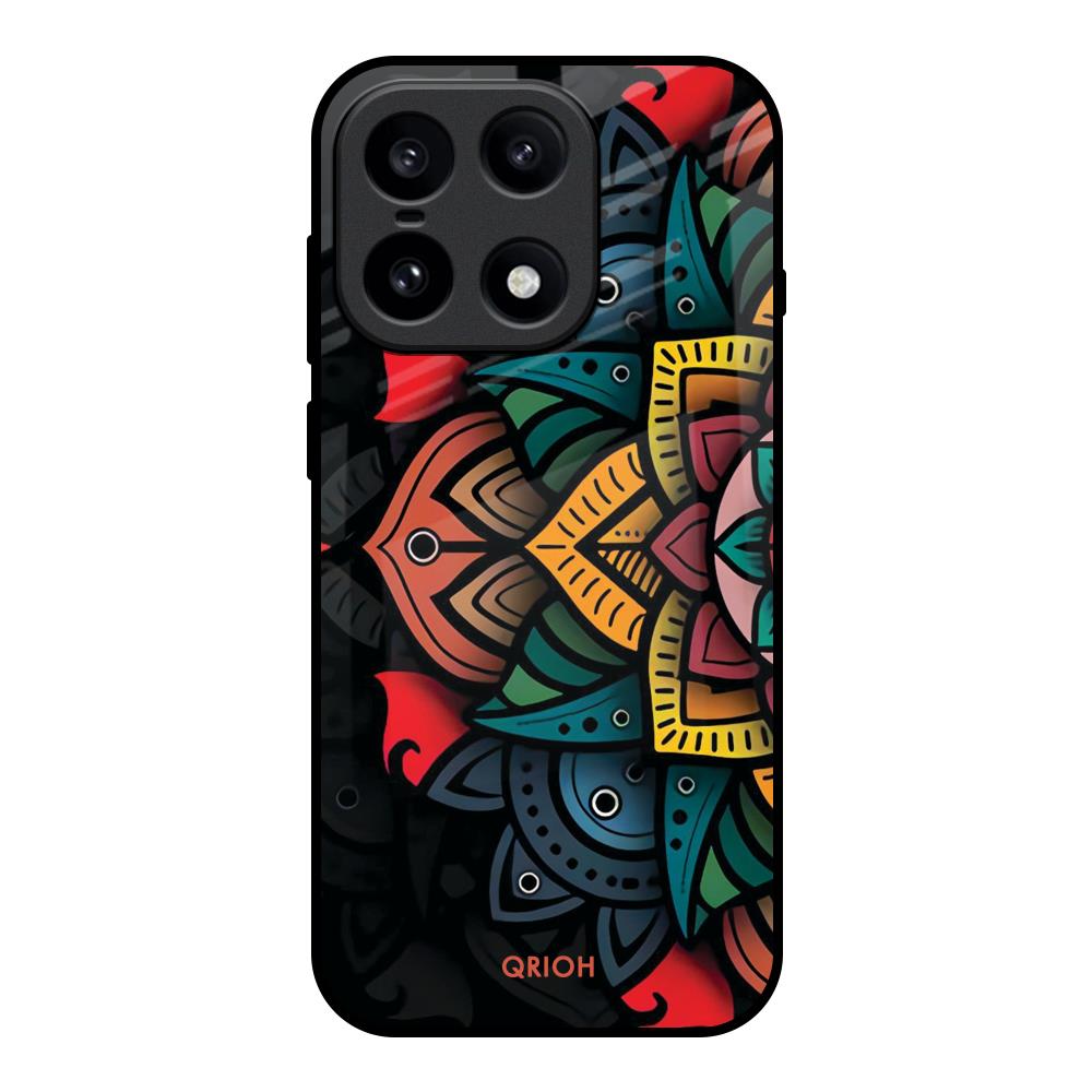 Retro Gorgeous Flower OnePlus 15 5G Glass Back Cover Online