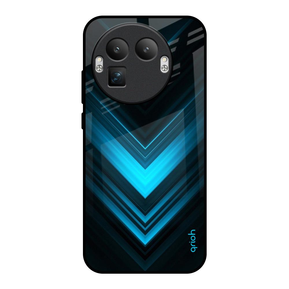 Vertical Blue Arrow Realme GT8 Pro 5G Glass Back Cover Online