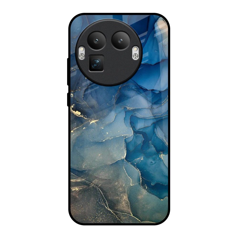 Blue Cool Marble Realme GT8 Pro 5G Glass Back Cover Online