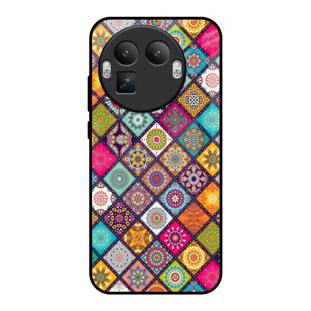 Multicolor Mandala Realme GT8 Pro 5G Glass Back Cover Online