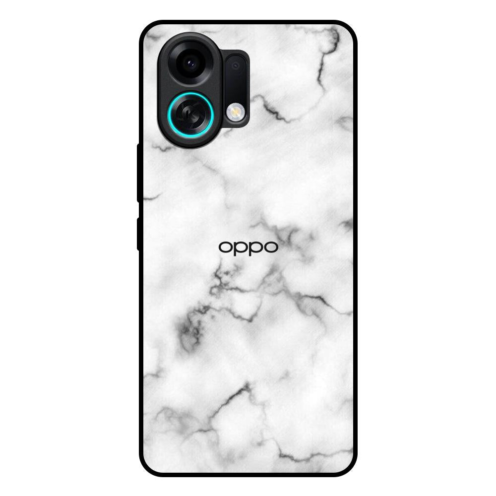 Satin White Marble Oppo K13 Turbo 5G Glass Back Cover Online
