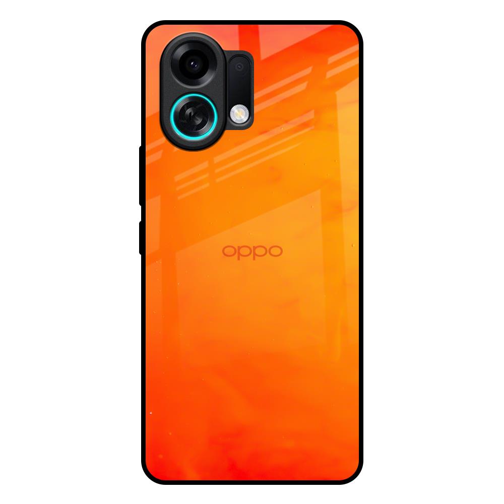 Tangy Orange Oppo K13 Turbo 5G Glass Back Cover Online