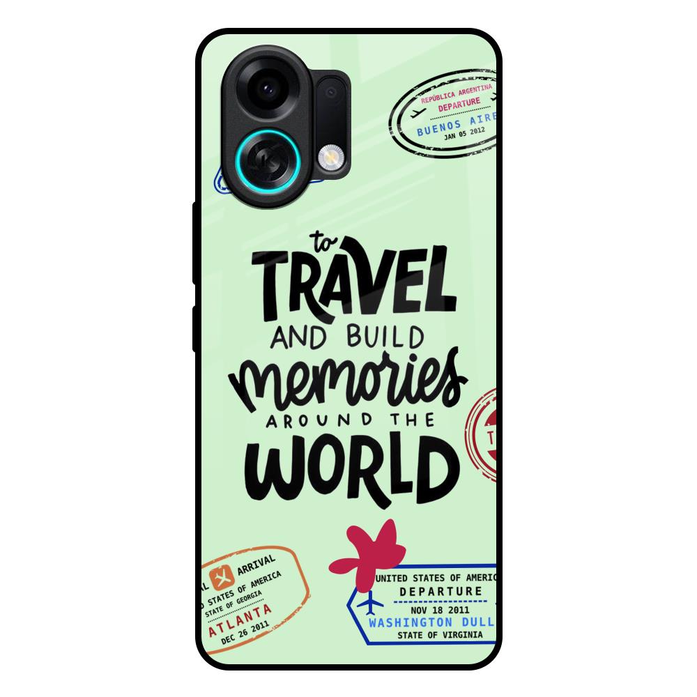Travel Stamps Oppo K13 Turbo Pro 5G Glass Back Cover Online
