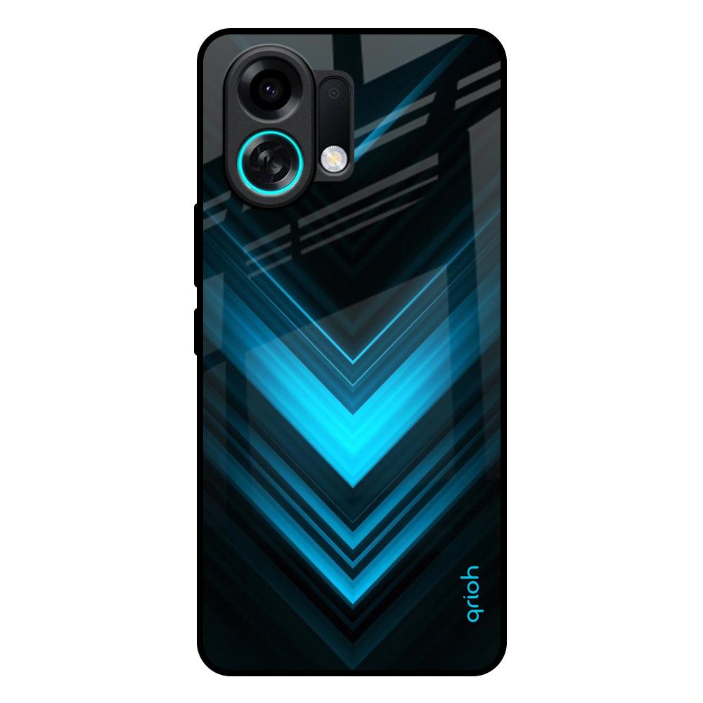 Vertical Blue Arrow Oppo K13 Turbo Pro 5G Glass Back Cover Online