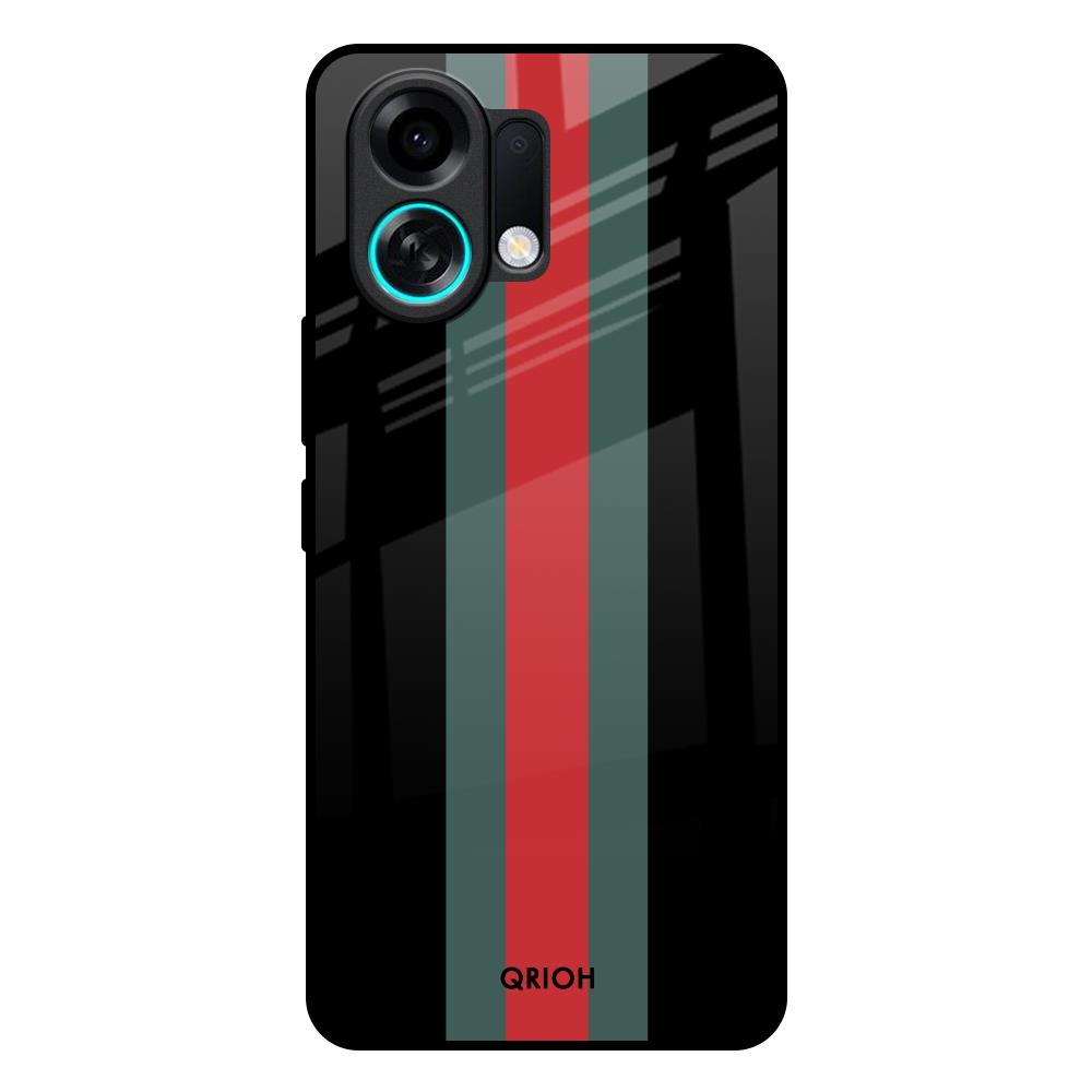 Vertical Stripes Oppo K13 Turbo Pro 5G Glass Back Cover Online
