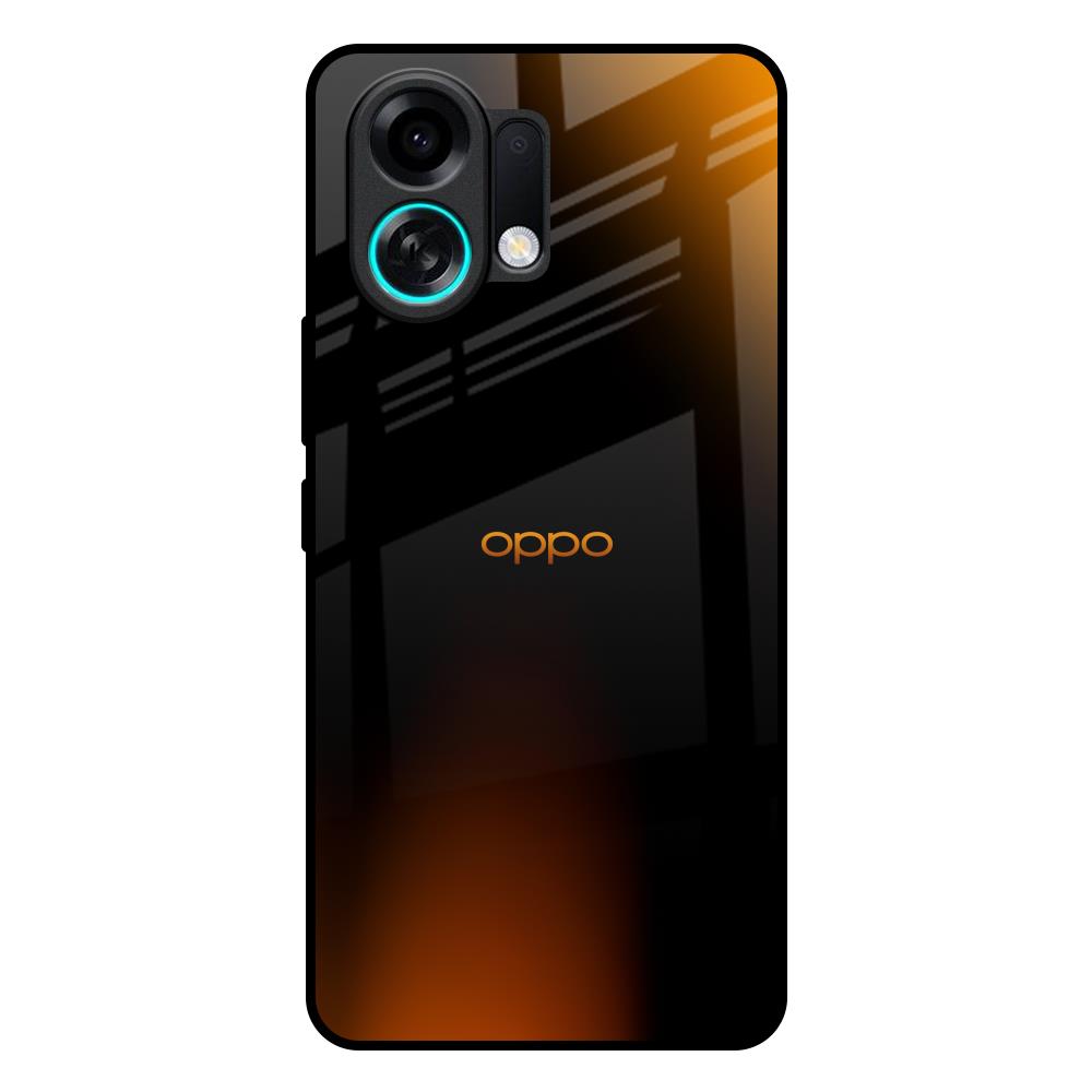 Orange Black Fusion Oppo K13 Turbo Pro 5G Glass Back Cover Online
