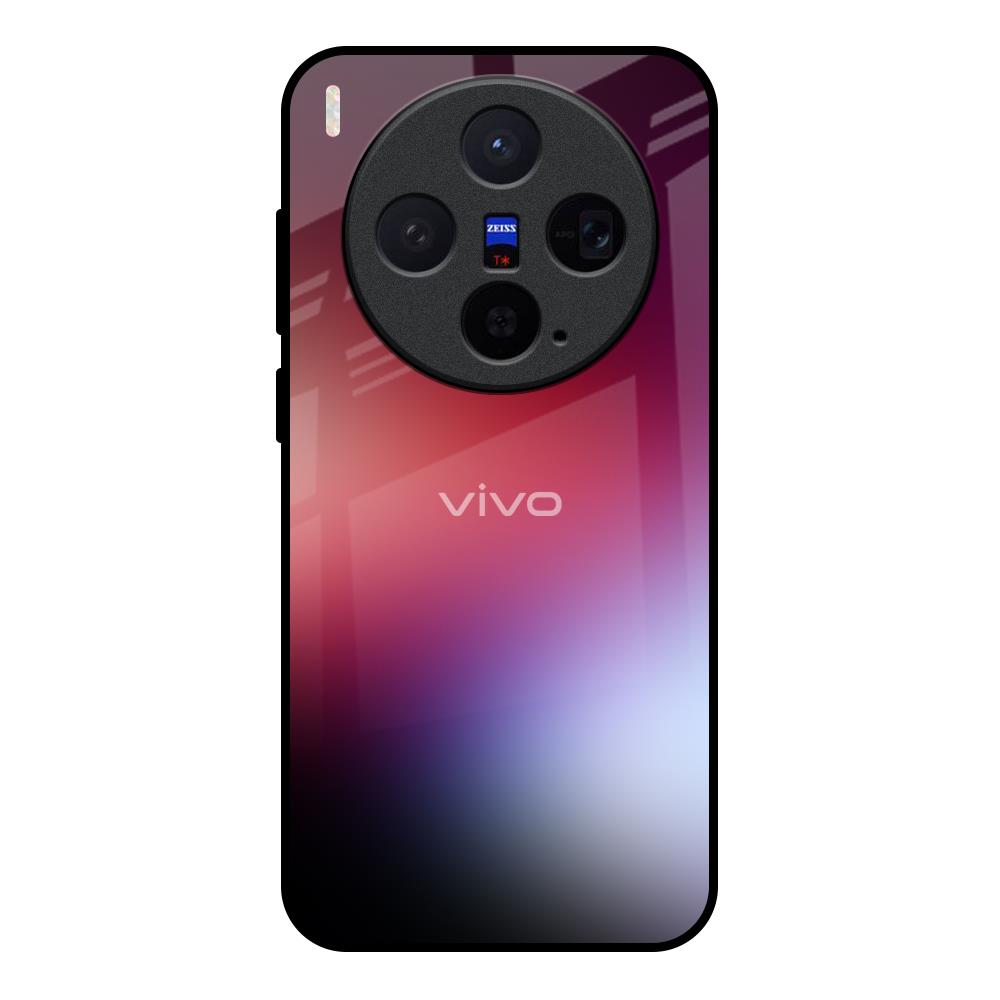 Gaussian Red Vivo X300 5G Glass Back Cover Online