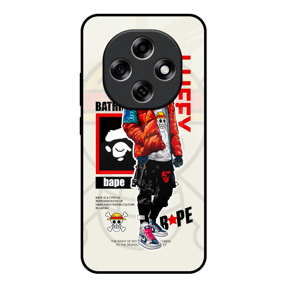 Bape Luffy Oppo F31 Pro 5G Glass Back Cover Online