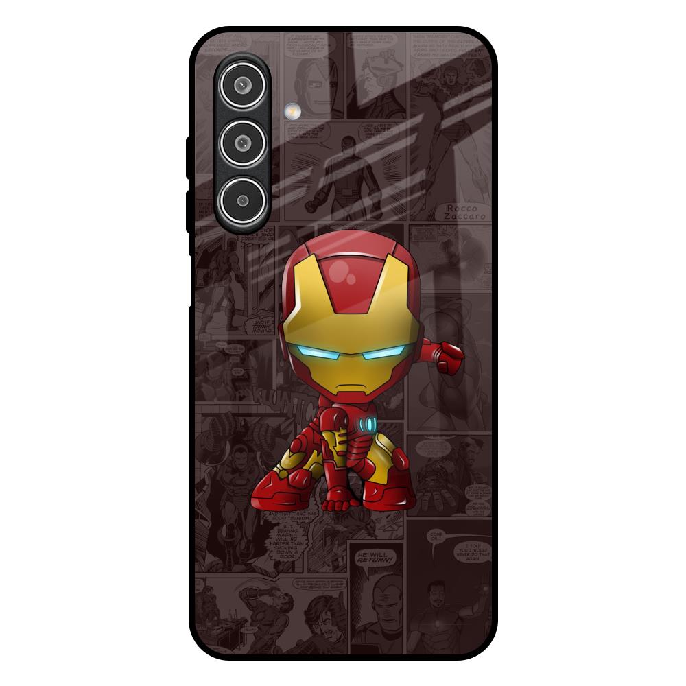 Angry Baby Super Hero Samsung Galaxy M17 5G Glass Back Cover Online