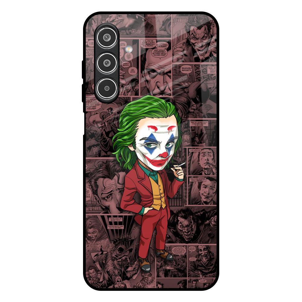 Joker Cartoon Samsung Galaxy M17 5G Glass Back Cover Online