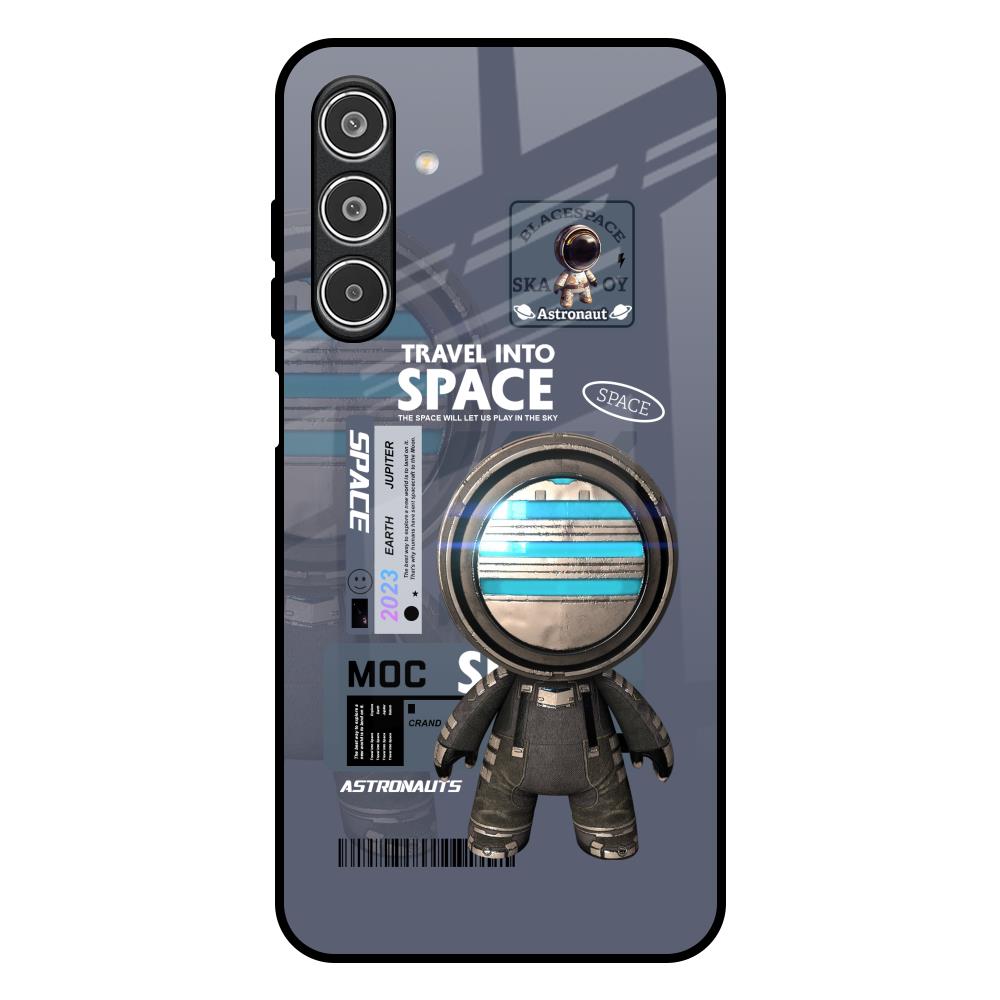 Space Travel Samsung Galaxy M17 5G Glass Back Cover Online