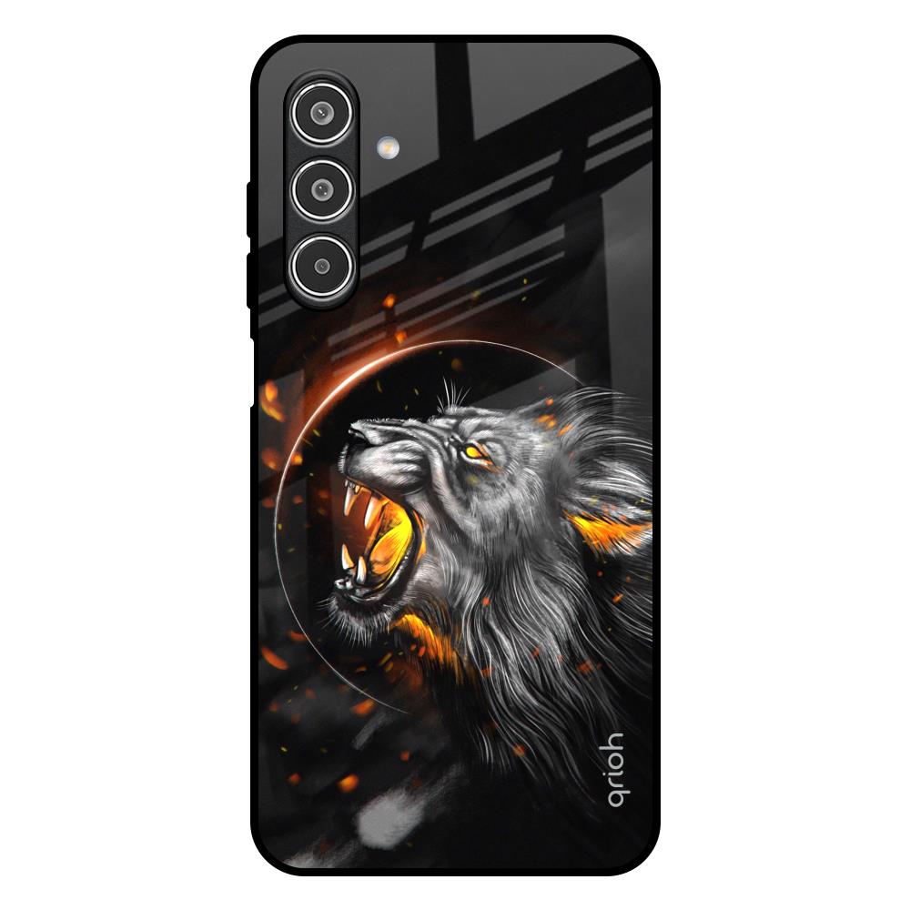 Aggressive Lion Samsung Galaxy M17 5G Glass Back Cover Online