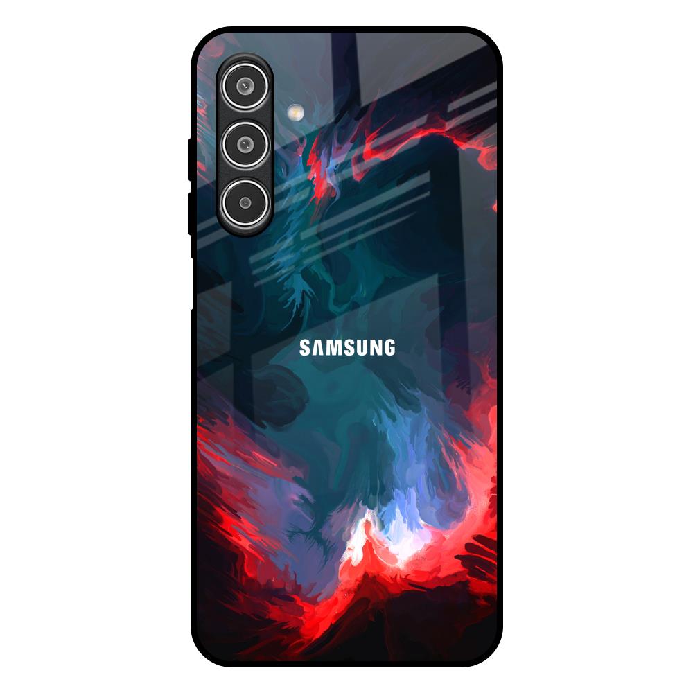 Brush Art Samsung Galaxy M17 5G Glass Back Cover Online