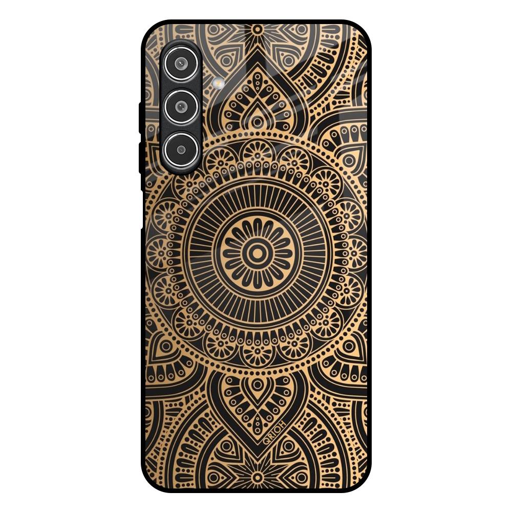 Luxury Mandala Samsung Galaxy F17 5G Glass Back Cover Online