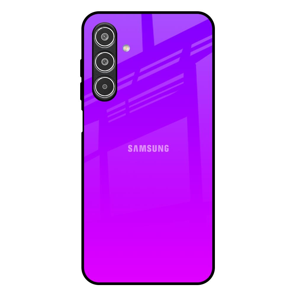 Purple Pink Samsung Galaxy F17 5G Glass Back Cover Online