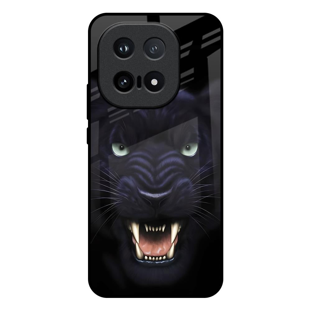Angry Black Tiger IQOO 15 5G Glass Back Cover Online