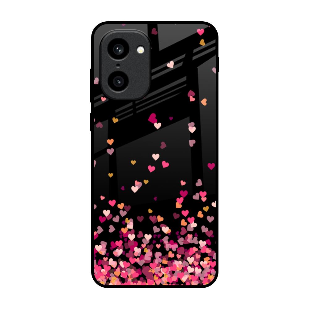 Heart Rain Fall OnePlus 15R 5G Glass Back Cover Online