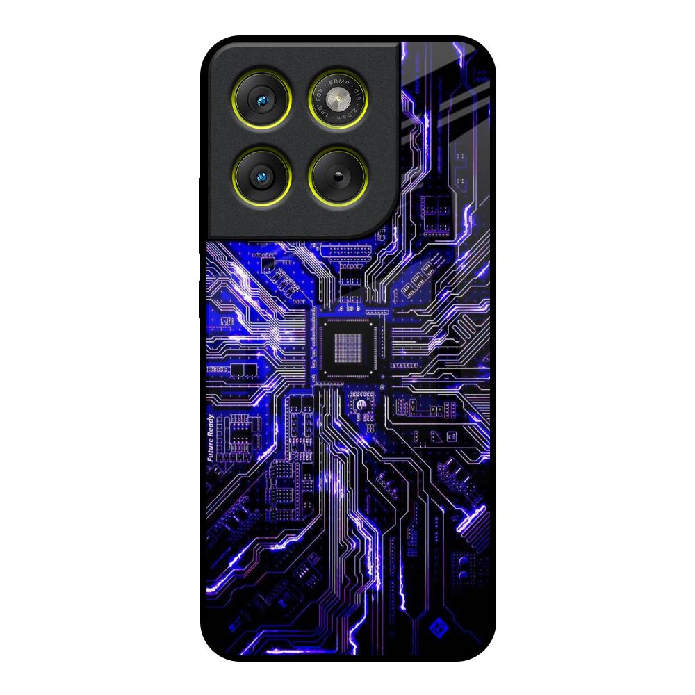 Techno Color Pattern Motorola Edge 70 5G Glass Back Cover Online