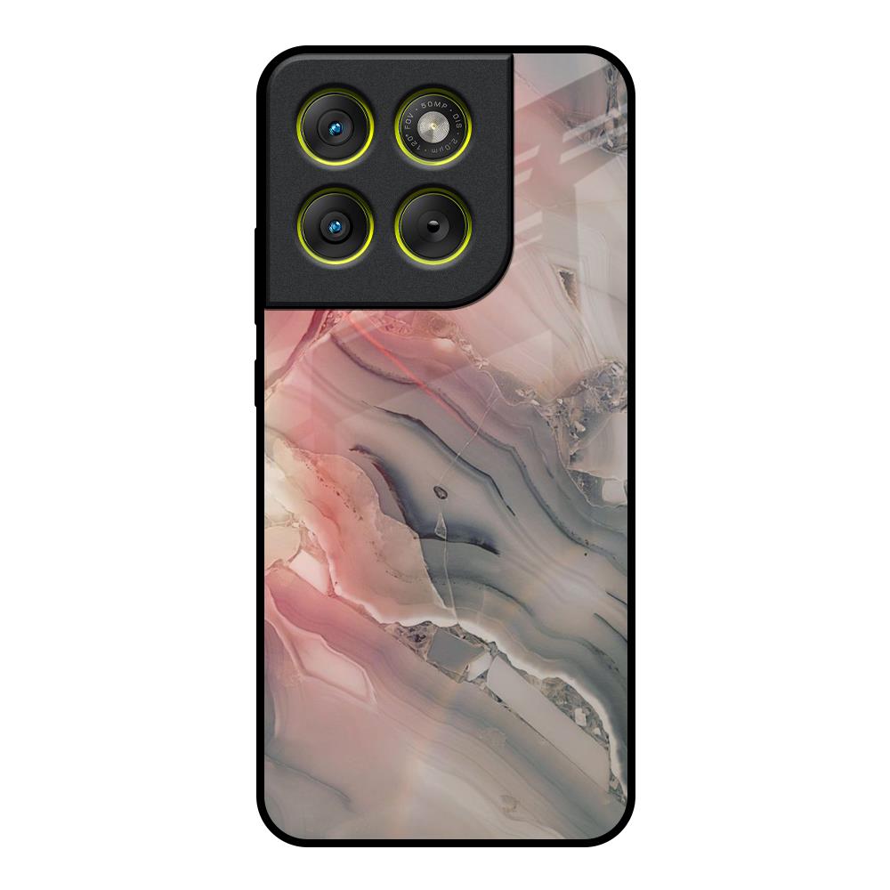 Pink And Grey Marble Motorola Edge 70 5G Glass Back Cover Online