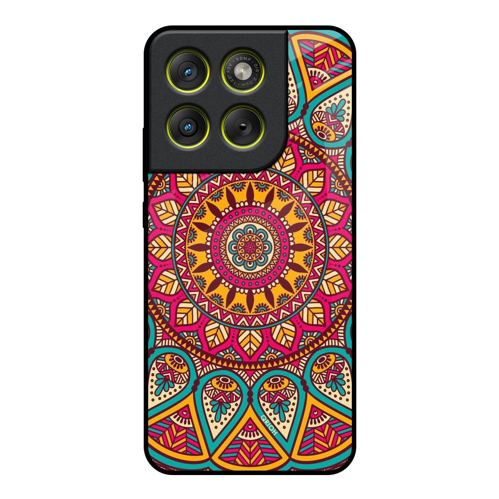 Elegant Mandala Motorola Edge 70 5G Glass Back Cover Online